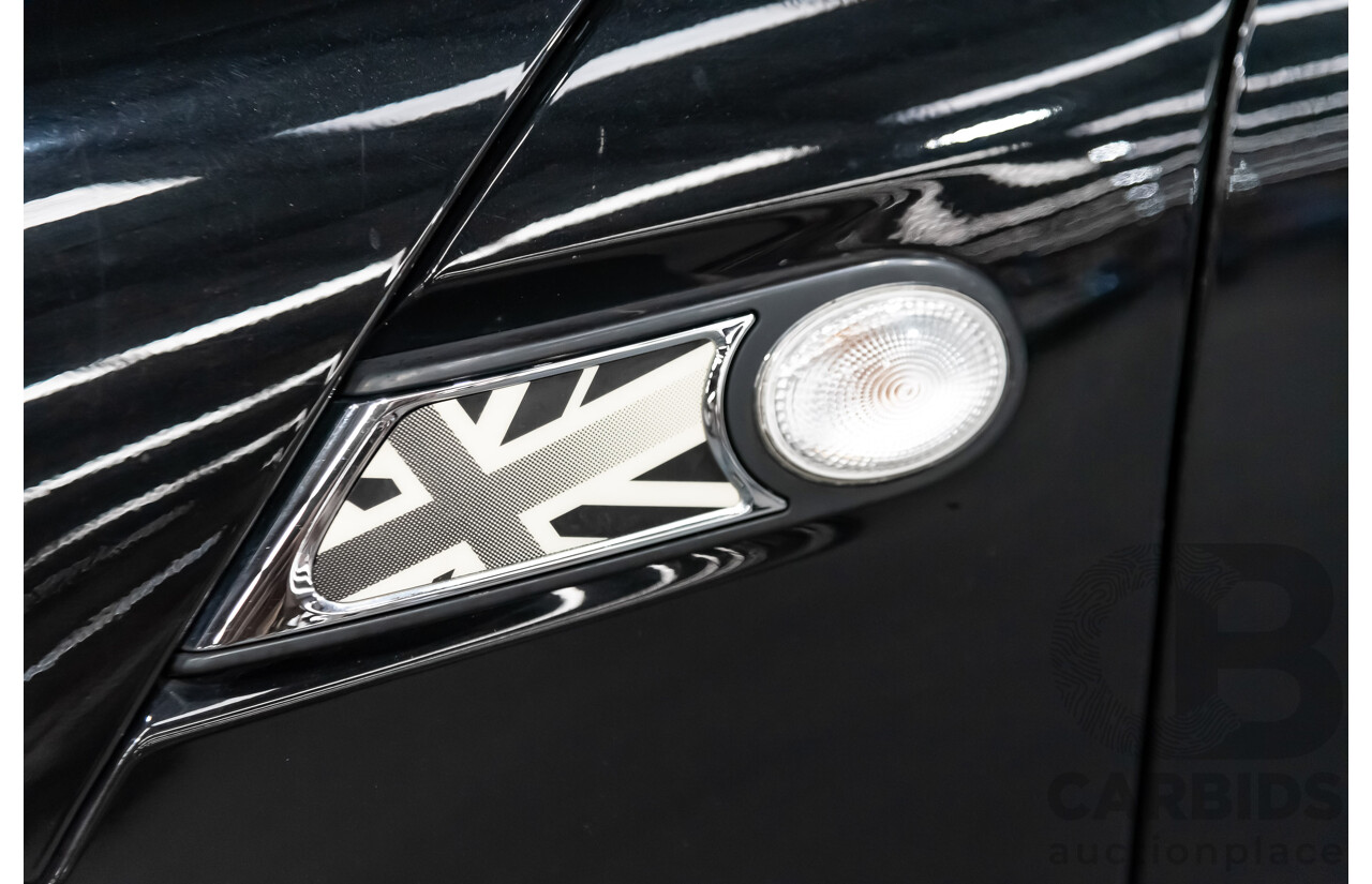 1/2012 Mini Cooper RAY R56 MY12 2d Hatchback Black 1.6L