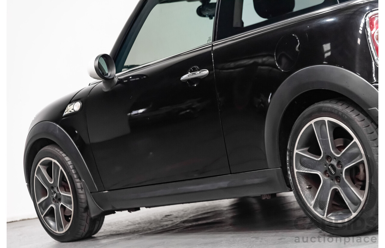 1/2012 Mini Cooper RAY R56 MY12 2d Hatchback Black 1.6L