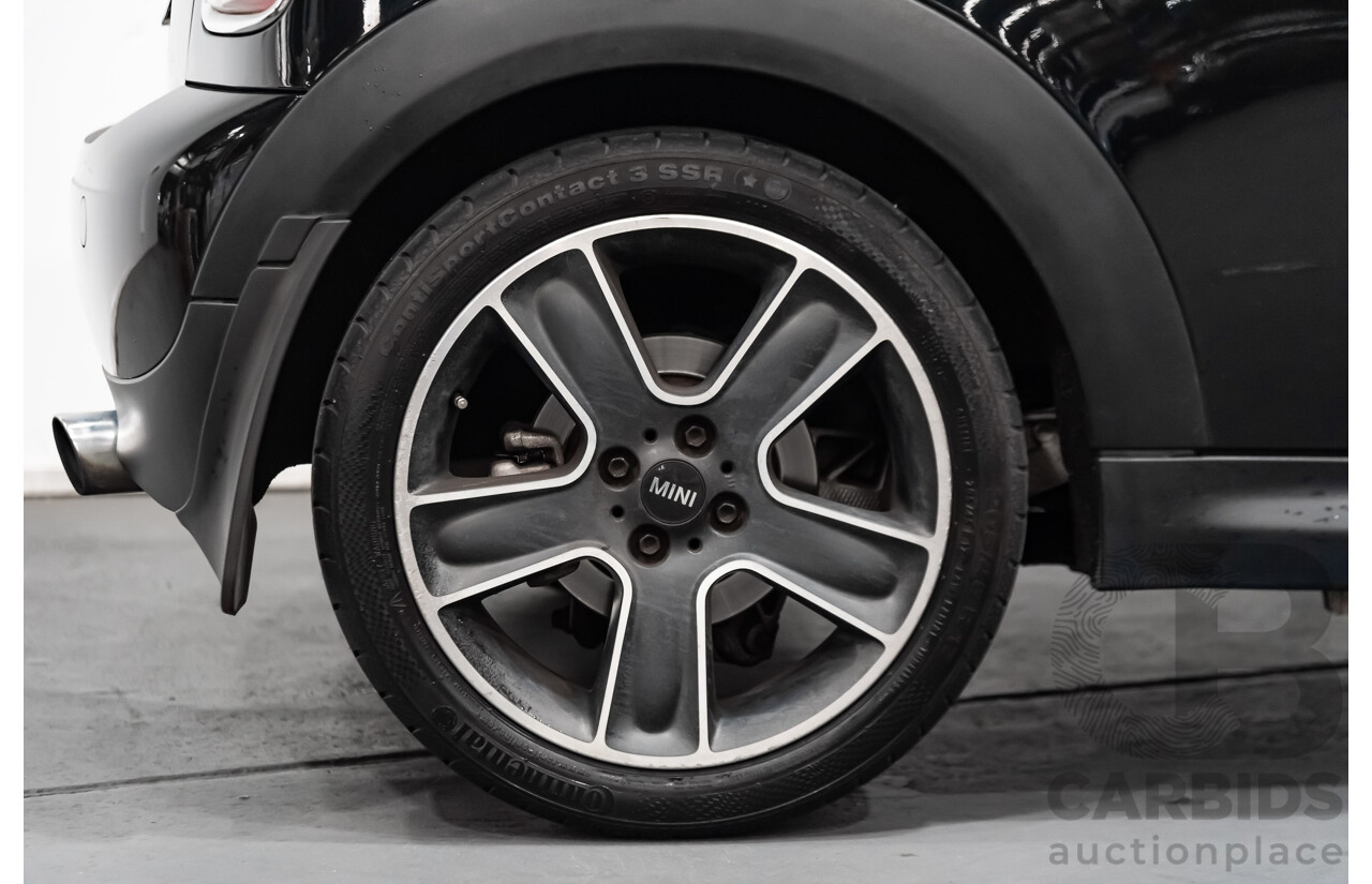 1/2012 Mini Cooper RAY R56 MY12 2d Hatchback Black 1.6L