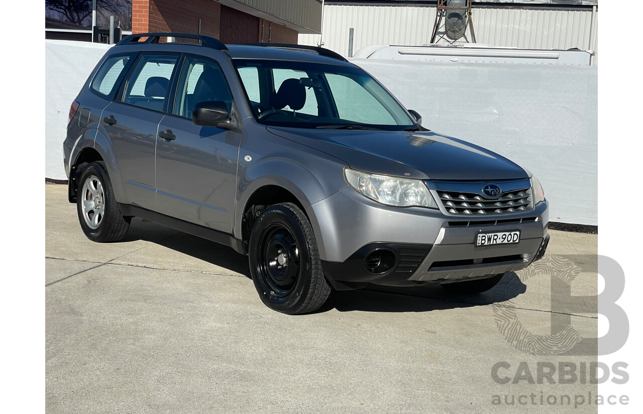 2/2011 Subaru Forester X MY11 4d Wagon Silver 2.5L