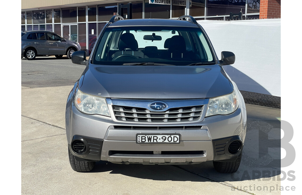 2/2011 Subaru Forester X MY11 4d Wagon Silver 2.5L