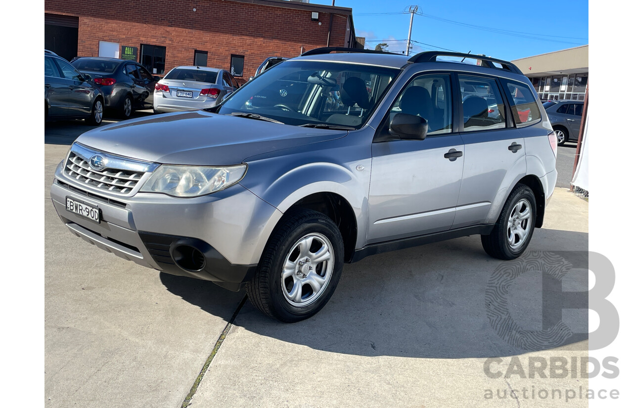 2/2011 Subaru Forester X MY11 4d Wagon Silver 2.5L