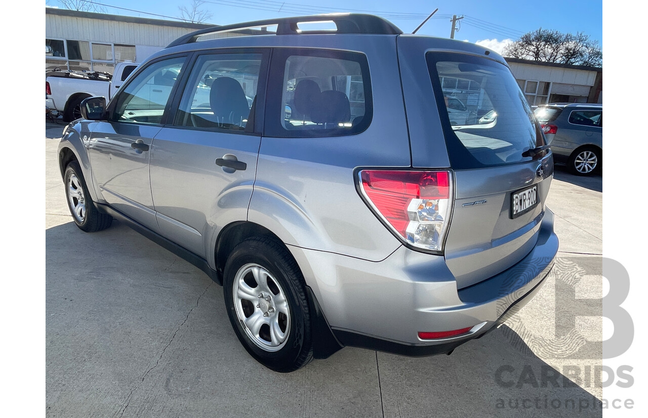 2/2011 Subaru Forester X MY11 4d Wagon Silver 2.5L