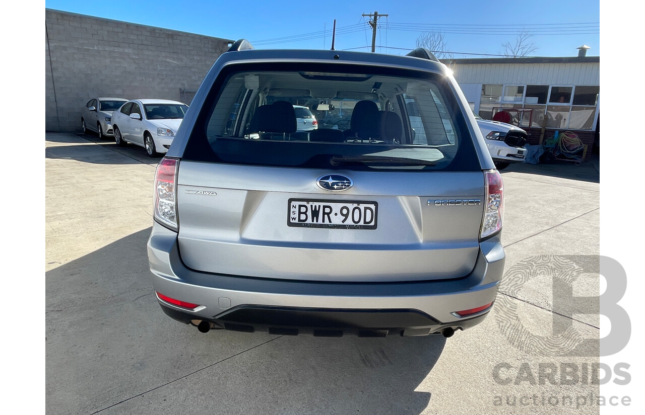 2/2011 Subaru Forester X MY11 4d Wagon Silver 2.5L
