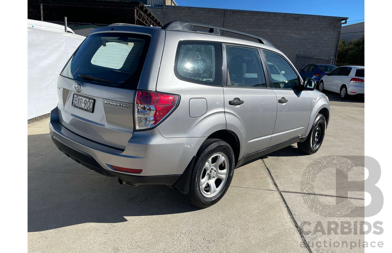 2/2011 Subaru Forester X MY11 4d Wagon Silver 2.5L