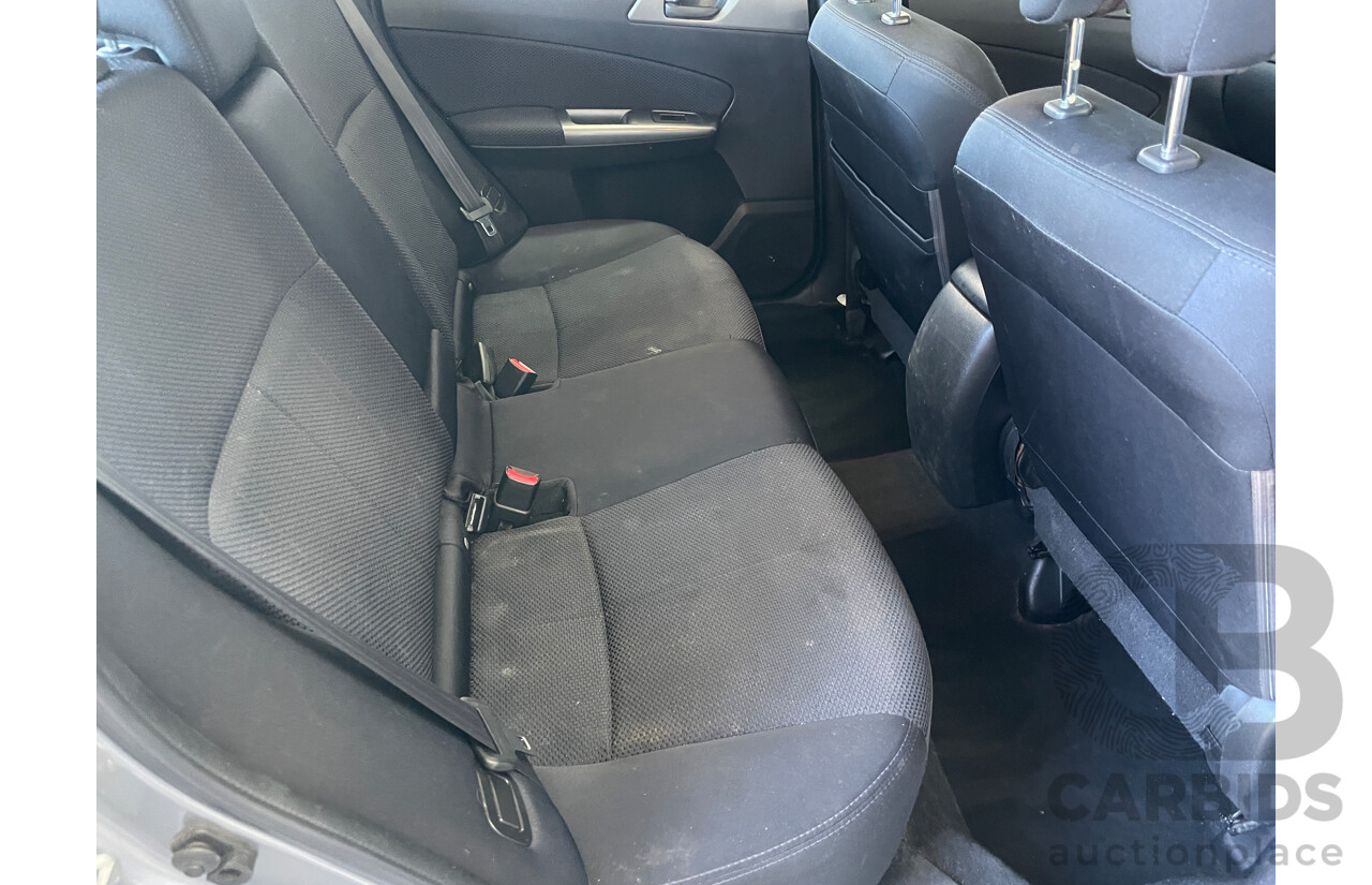 2/2011 Subaru Forester X MY11 4d Wagon Silver 2.5L