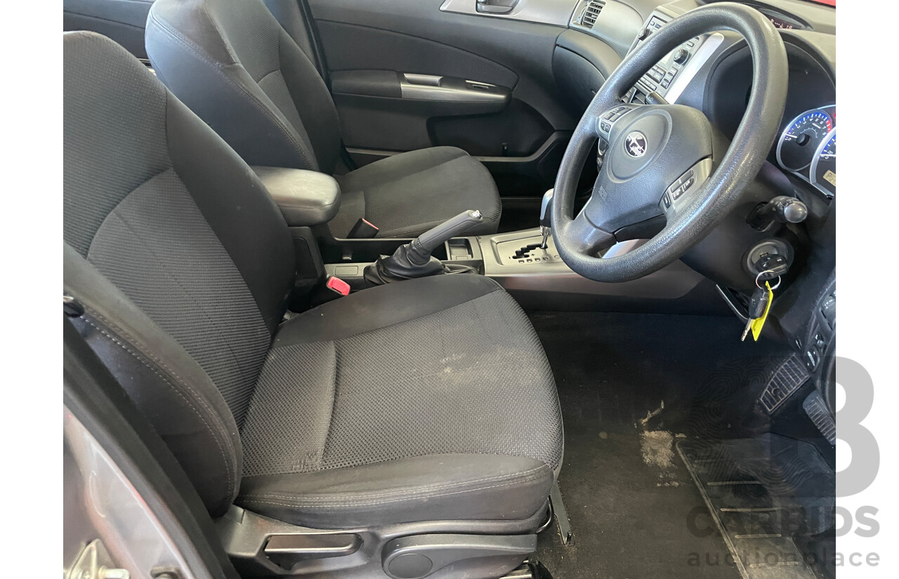 2/2011 Subaru Forester X MY11 4d Wagon Silver 2.5L