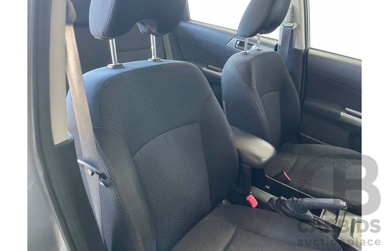 2/2011 Subaru Forester X MY11 4d Wagon Silver 2.5L