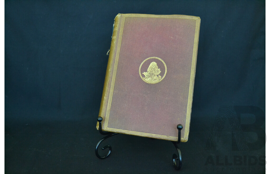 Alice in Wonderland, Lewis Carroll. 1870 Hardcover with Signed Easter Card From the Author