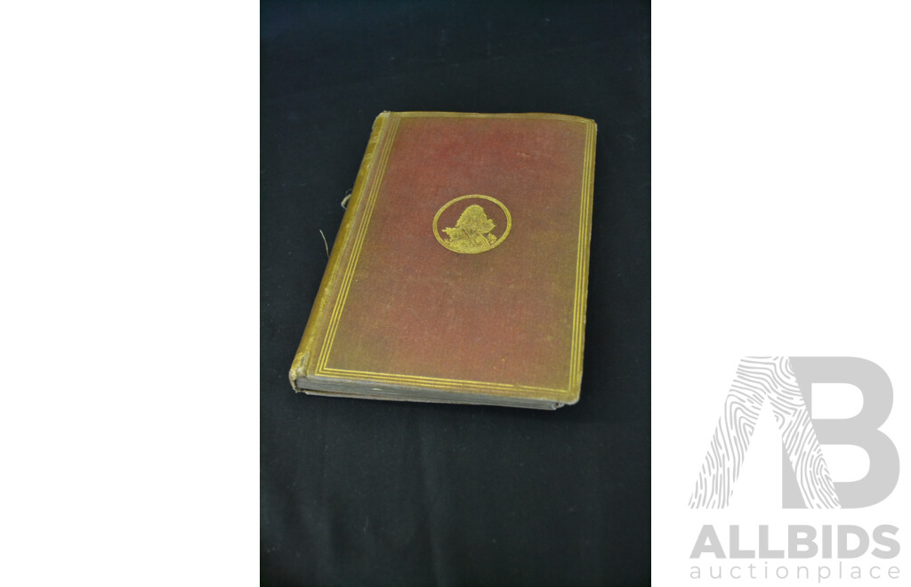 Alice in Wonderland, Lewis Carroll. 1870 Hardcover with Signed Easter Card From the Author