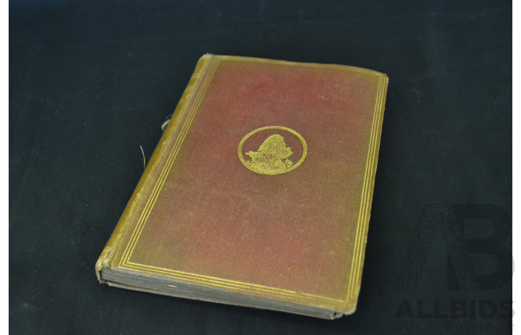 Alice in Wonderland, Lewis Carroll. 1870 Hardcover with Signed Easter Card From the Author