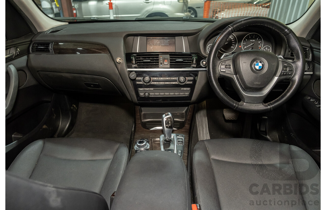 2/2015 Bmw X3 Xdrive 20i (AWD) F25 MY15 4d Wagon White Turbo 2.0L