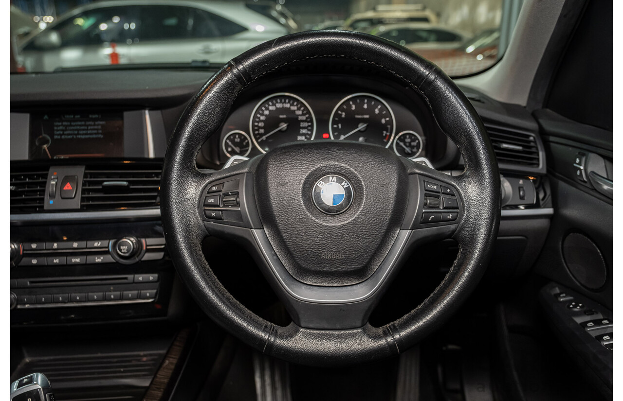 2/2015 Bmw X3 Xdrive 20i (AWD) F25 MY15 4d Wagon White Turbo 2.0L