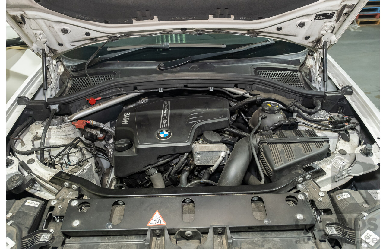 2/2015 Bmw X3 Xdrive 20i (AWD) F25 MY15 4d Wagon White Turbo 2.0L