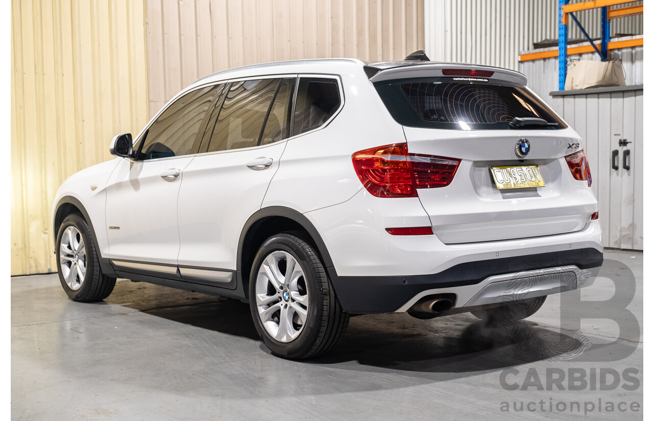 2/2015 Bmw X3 Xdrive 20i (AWD) F25 MY15 4d Wagon White Turbo 2.0L