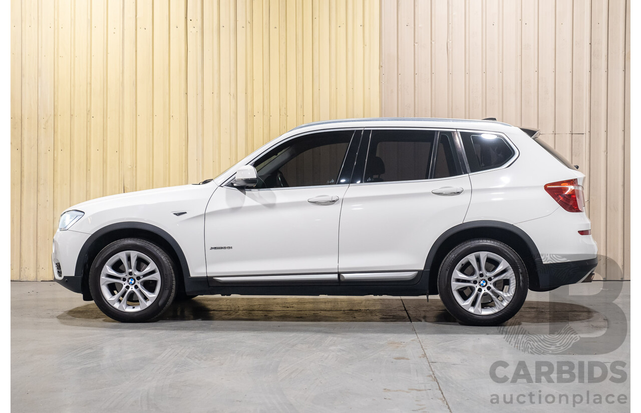 2/2015 Bmw X3 Xdrive 20i (AWD) F25 MY15 4d Wagon White Turbo 2.0L