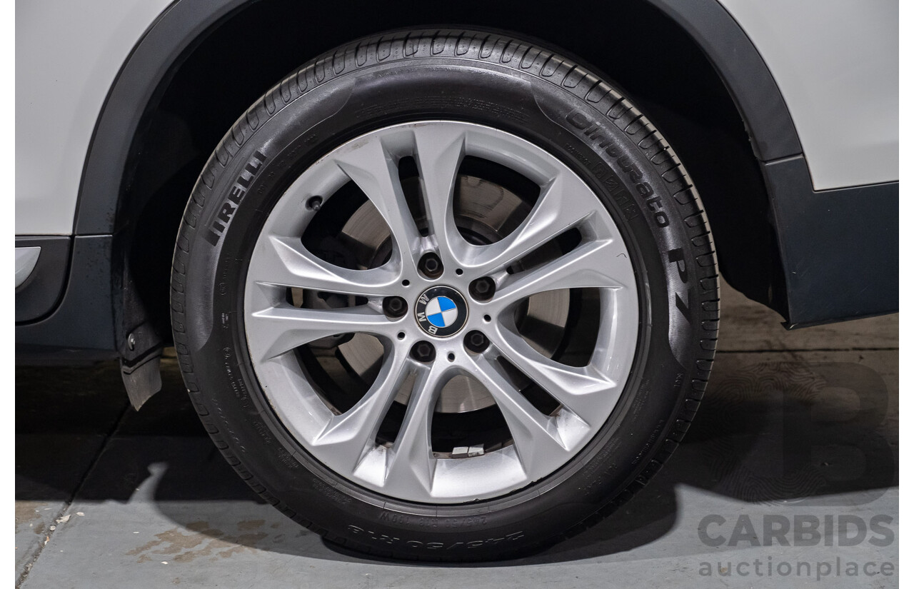 2/2015 Bmw X3 Xdrive 20i (AWD) F25 MY15 4d Wagon White Turbo 2.0L
