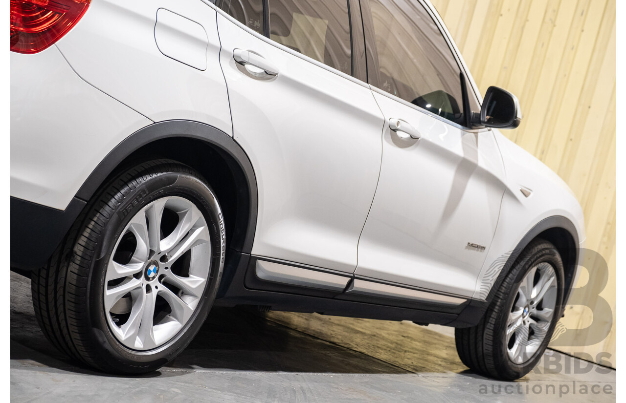 2/2015 Bmw X3 Xdrive 20i (AWD) F25 MY15 4d Wagon White Turbo 2.0L
