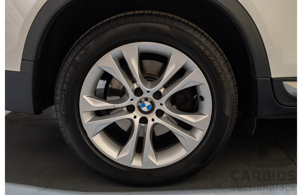 2/2015 Bmw X3 Xdrive 20i (AWD) F25 MY15 4d Wagon White Turbo 2.0L