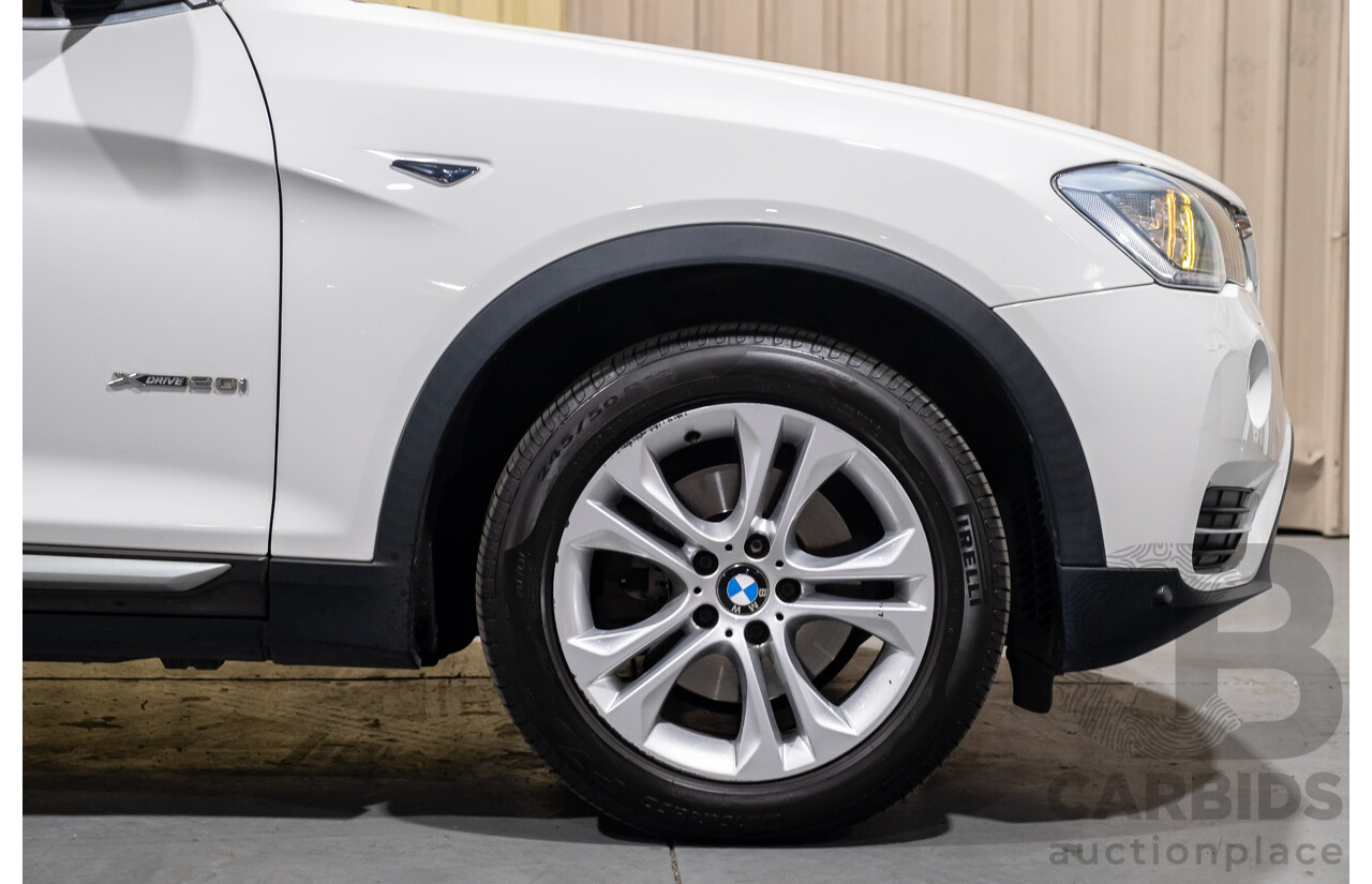 2/2015 Bmw X3 Xdrive 20i (AWD) F25 MY15 4d Wagon White Turbo 2.0L