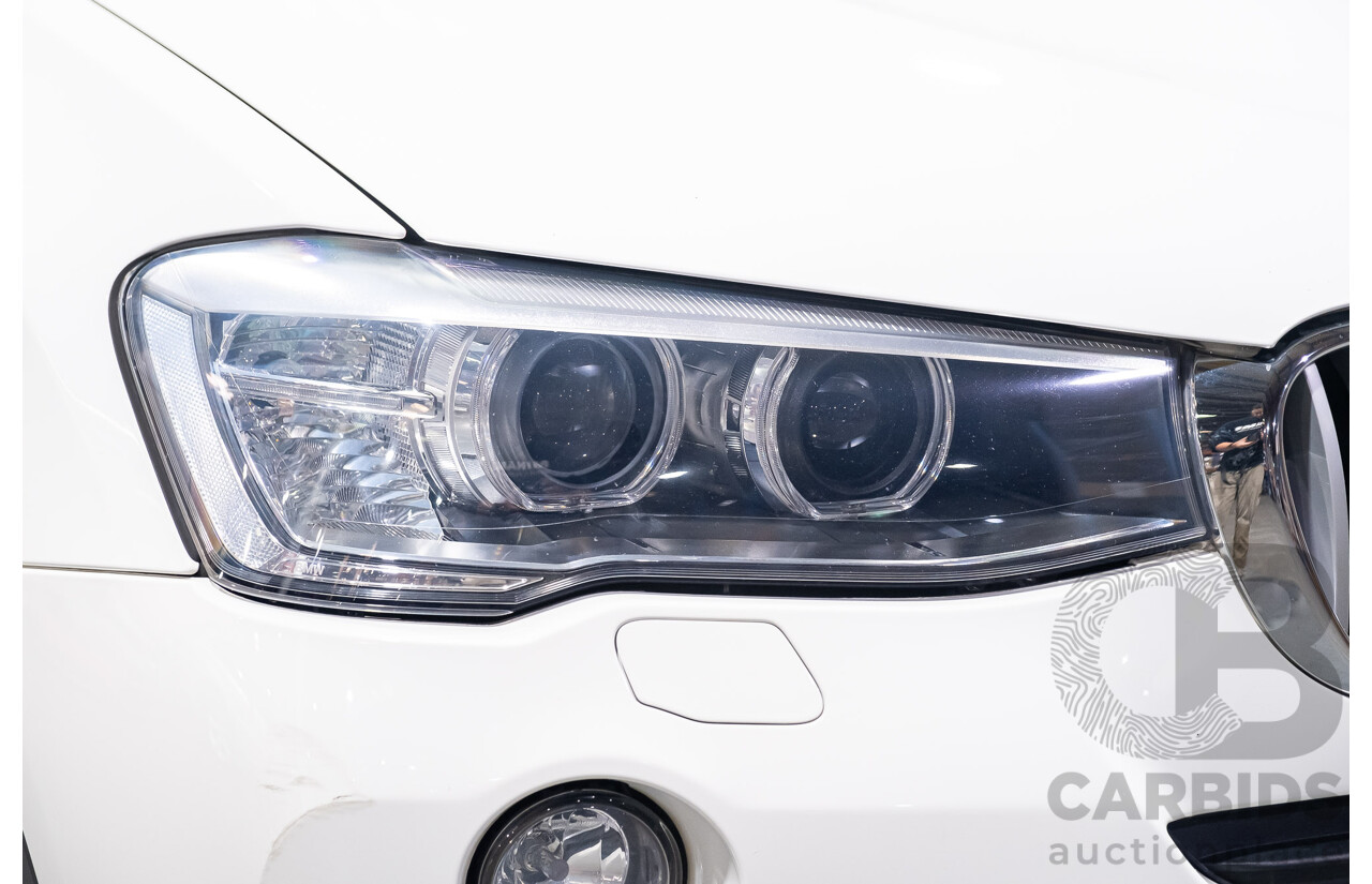 2/2015 Bmw X3 Xdrive 20i (AWD) F25 MY15 4d Wagon White Turbo 2.0L