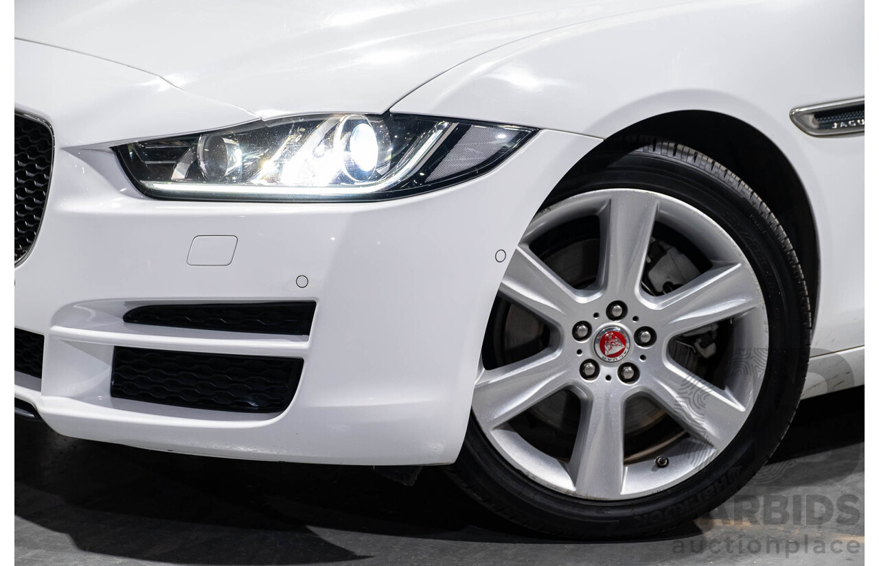 3/2018 Jaguar XE 20t Prestige X760 4d Sedan Fuji White Turbo 2.0L