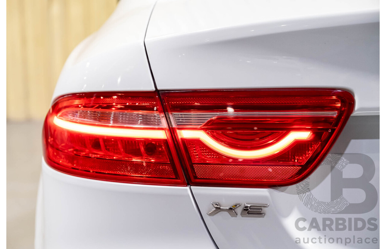 3/2018 Jaguar XE 20t Prestige X760 4d Sedan Fuji White Turbo 2.0L