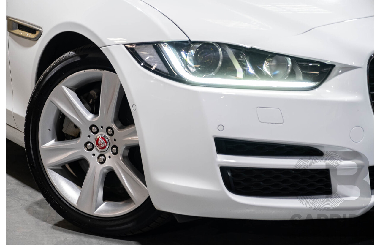 3/2018 Jaguar XE 20t Prestige X760 4d Sedan Fuji White Turbo 2.0L