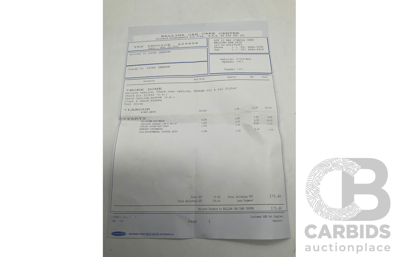 7/2009 Mazda 3 MAXX Sport BL 5d Hatchback White 2.0L