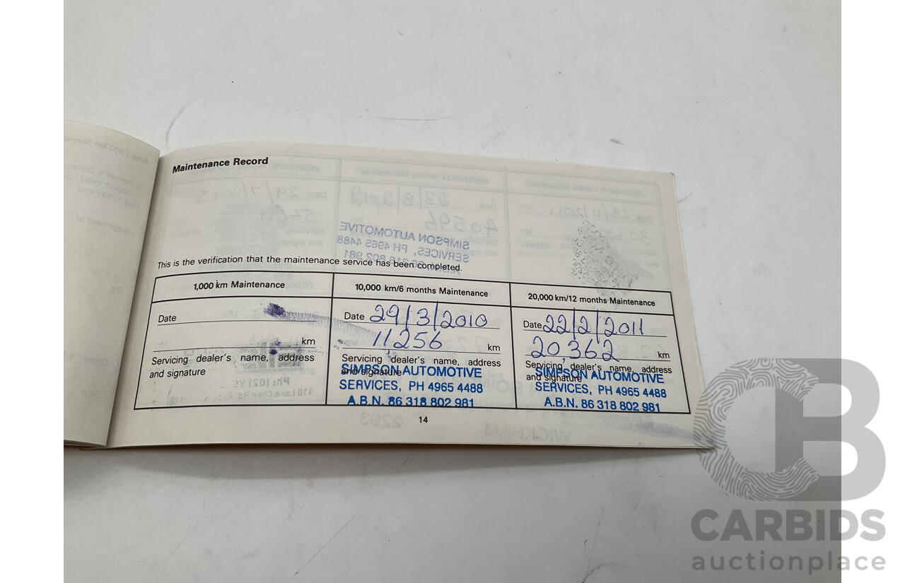 7/2009 Mazda 3 MAXX Sport BL 5d Hatchback White 2.0L
