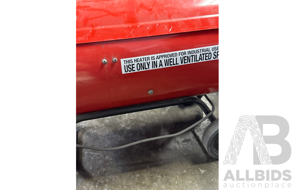 Jetfire J33 Direct Gas-Fired Air Heater - Lot of 2