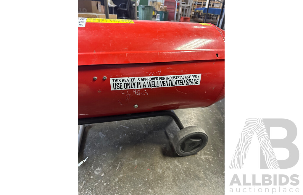 Jetfire J33 Direct Gas-Fired Air Heater - Lot of 2