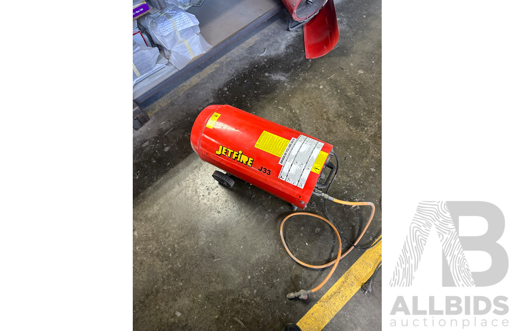 Jetfire J33 Direct Gas-Fired Air Heater - Lot of 2