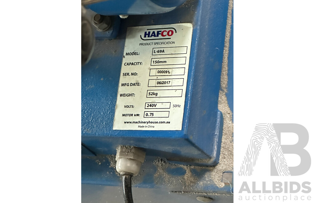 HAFCO WOOD MASTER 2017 150mm Combination Sander (L-69A)