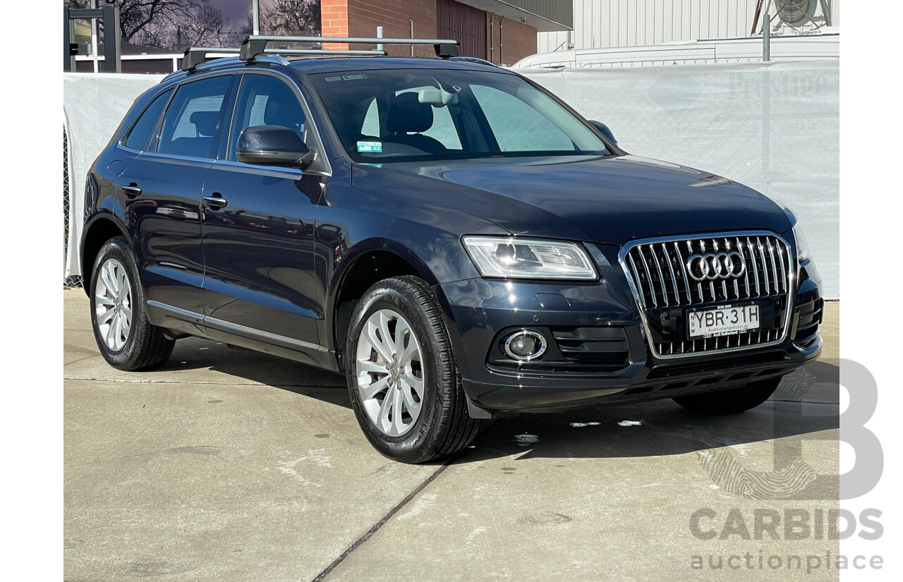 11/2014 Audi Q5 2.0 TDI Quattro 8R MY14 4d Wagon Blue 2.0L