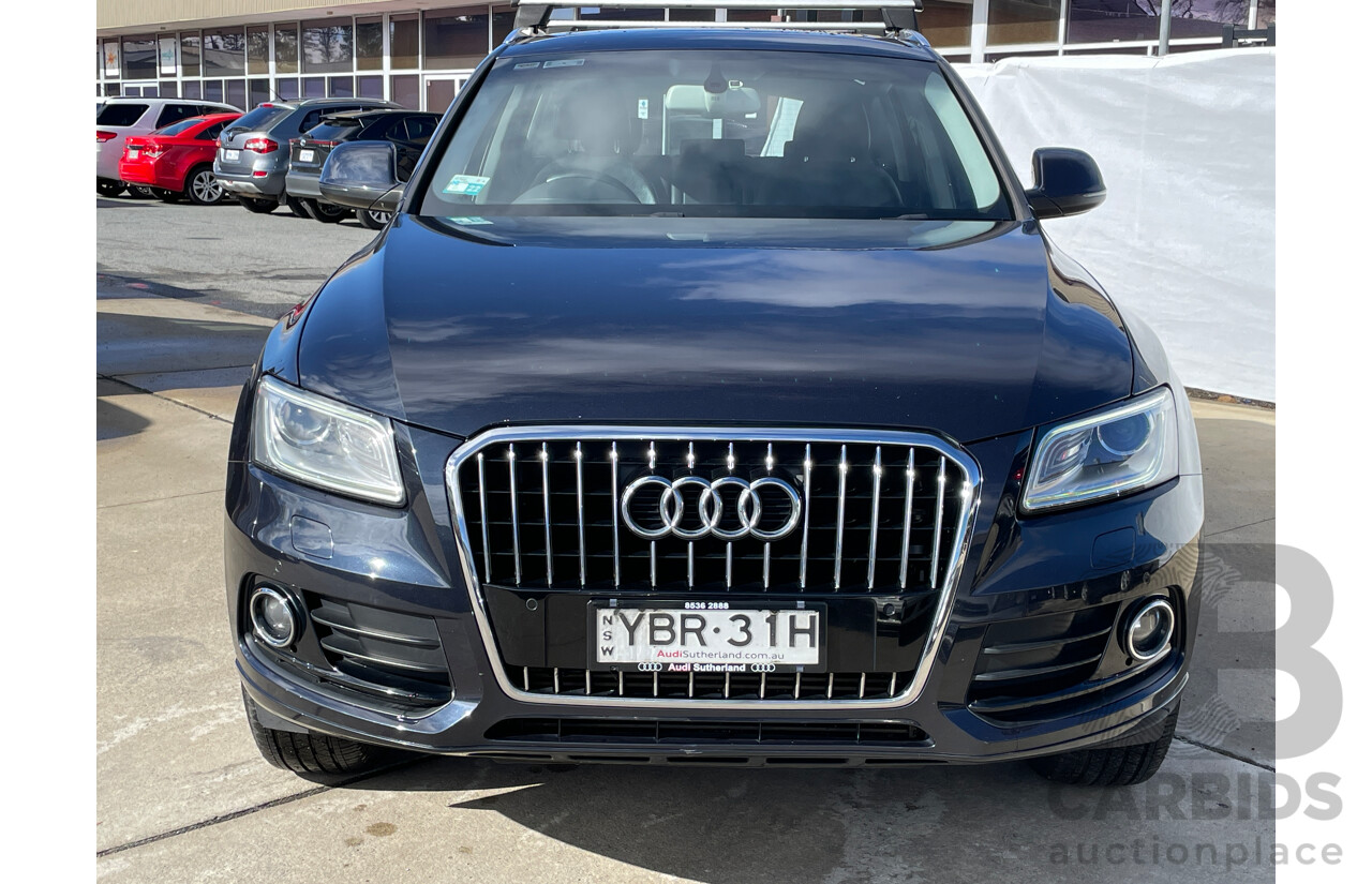 11/2014 Audi Q5 2.0 TDI Quattro 8R MY14 4d Wagon Blue 2.0L