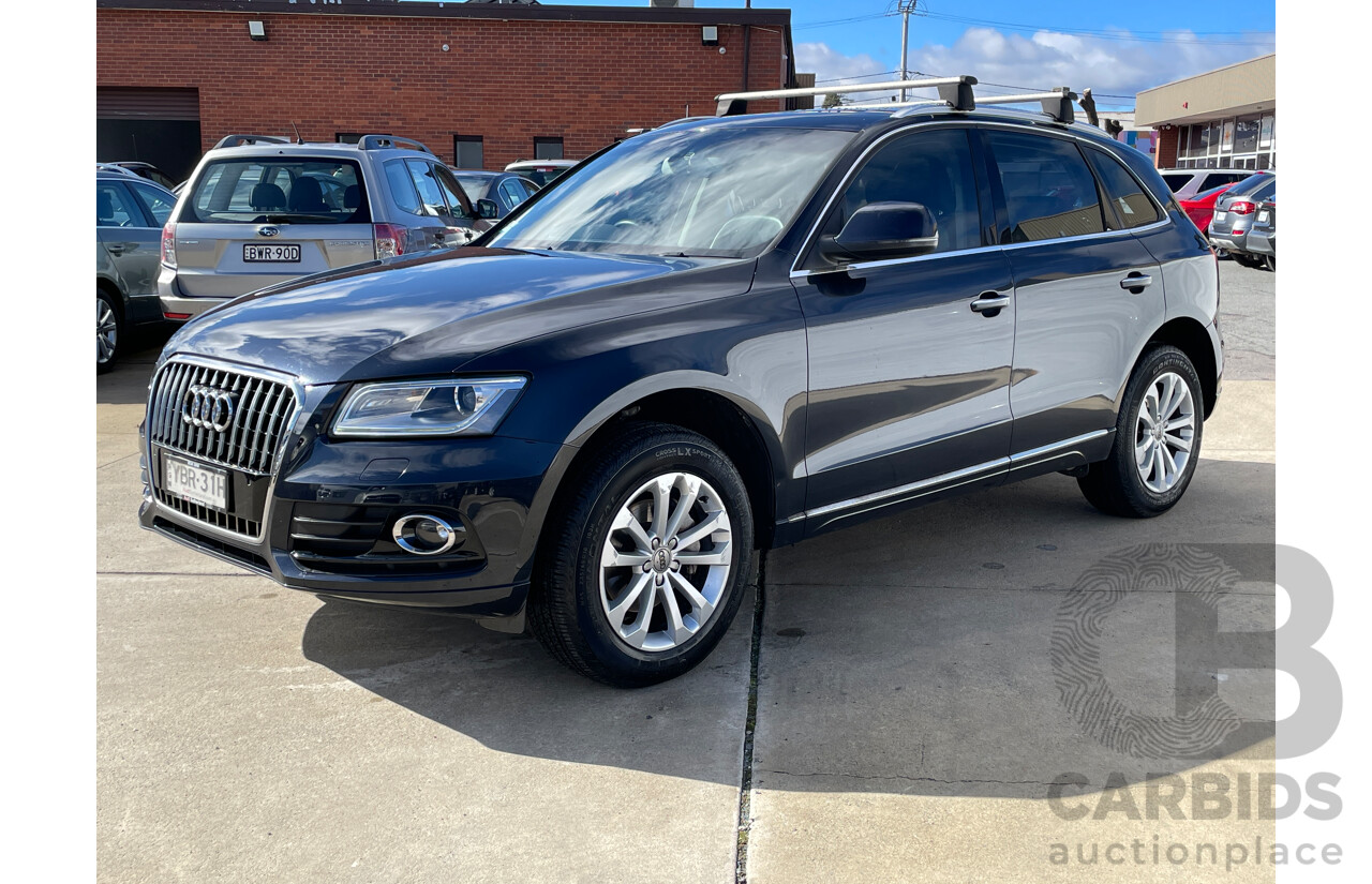 11/2014 Audi Q5 2.0 TDI Quattro 8R MY14 4d Wagon Blue 2.0L