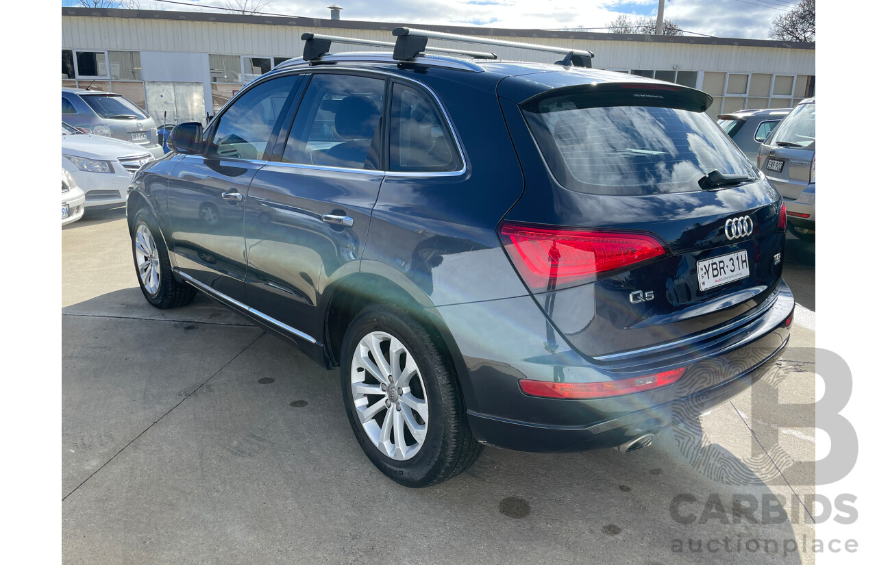 11/2014 Audi Q5 2.0 TDI Quattro 8R MY14 4d Wagon Blue 2.0L