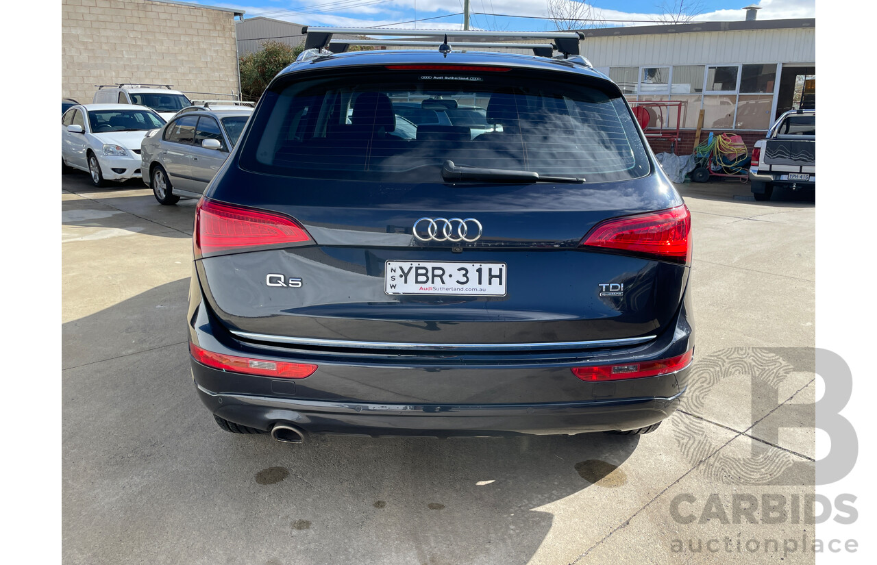 11/2014 Audi Q5 2.0 TDI Quattro 8R MY14 4d Wagon Blue 2.0L