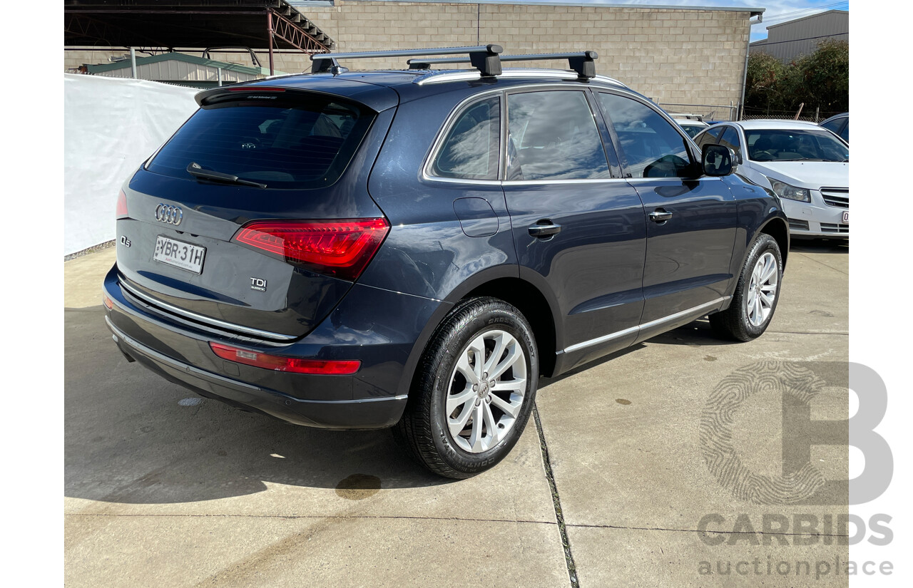 11/2014 Audi Q5 2.0 TDI Quattro 8R MY14 4d Wagon Blue 2.0L