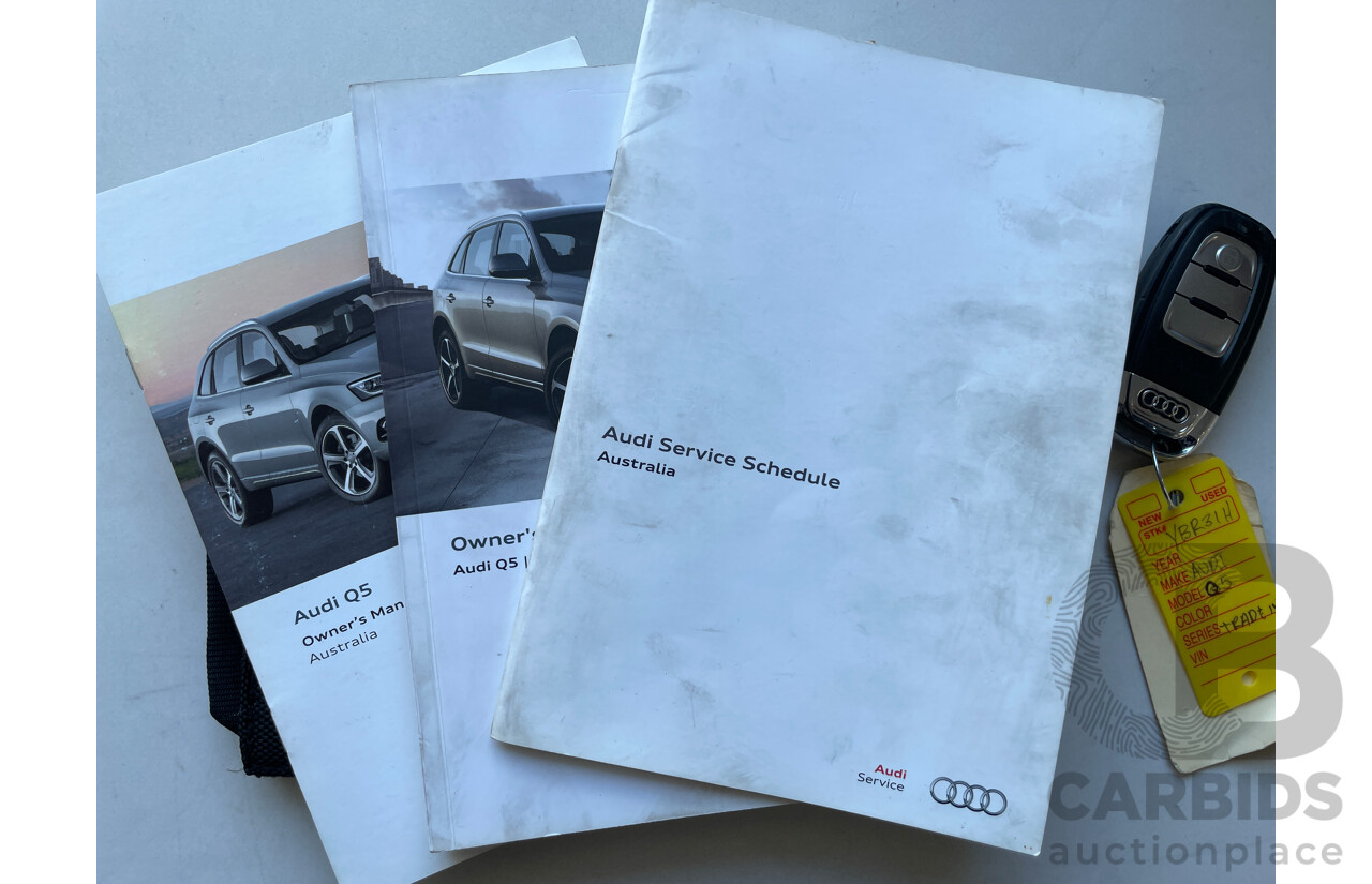 11/2014 Audi Q5 2.0 TDI Quattro 8R MY14 4d Wagon Blue 2.0L