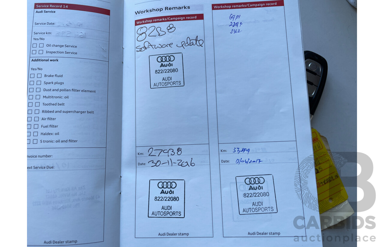 11/2014 Audi Q5 2.0 TDI Quattro 8R MY14 4d Wagon Blue 2.0L