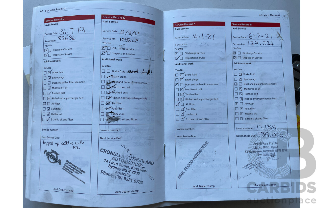 11/2014 Audi Q5 2.0 TDI Quattro 8R MY14 4d Wagon Blue 2.0L