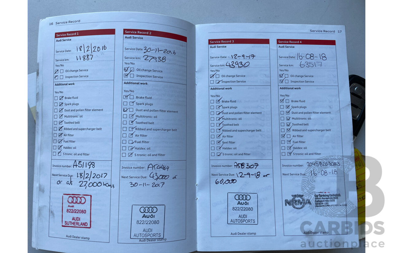 11/2014 Audi Q5 2.0 TDI Quattro 8R MY14 4d Wagon Blue 2.0L