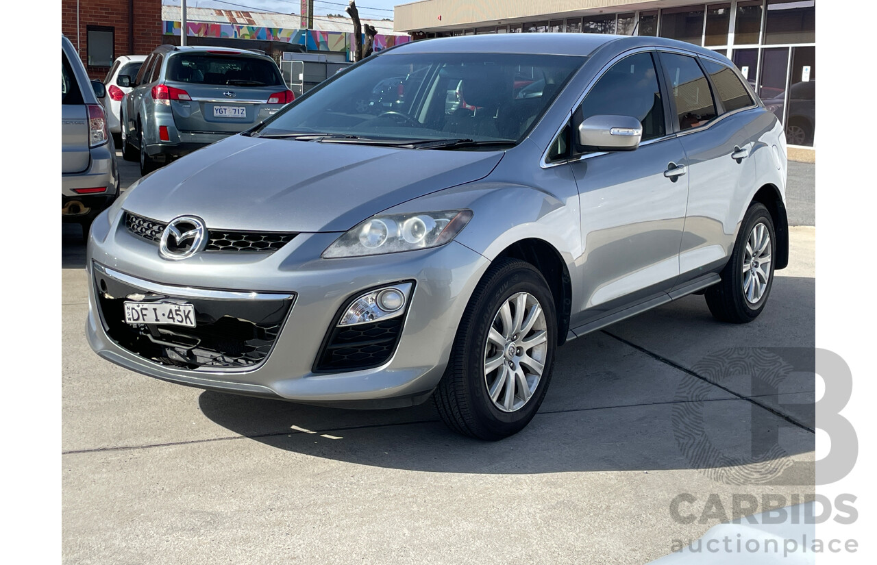 12/2011 Mazda CX-7 Classic (fwd) ER MY10 4d Wagon Silver 2.5L