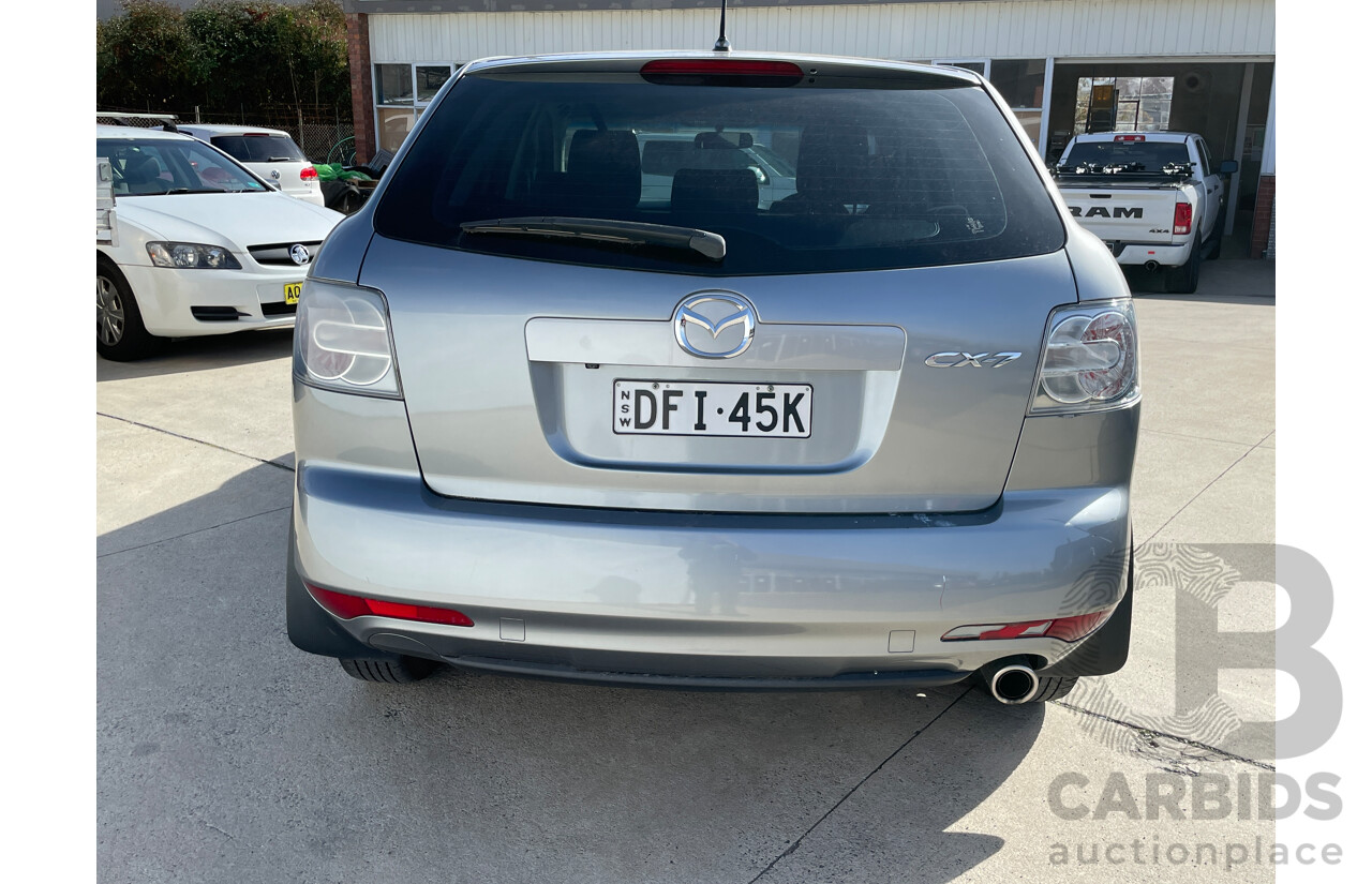 12/2011 Mazda CX-7 Classic (fwd) ER MY10 4d Wagon Silver 2.5L