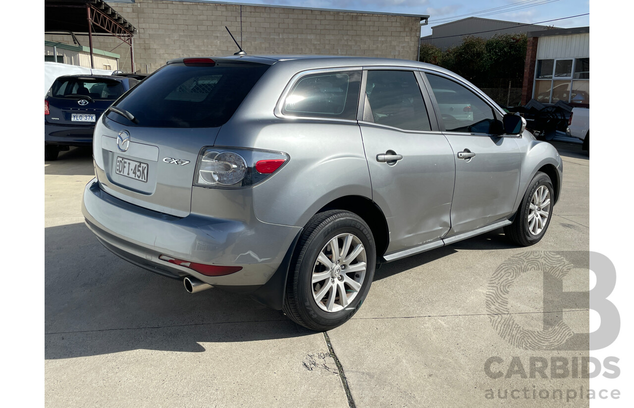 12/2011 Mazda CX-7 Classic (fwd) ER MY10 4d Wagon Silver 2.5L