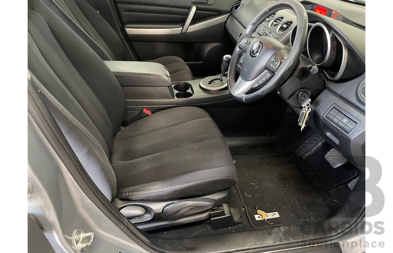 12/2011 Mazda CX-7 Classic (fwd) ER MY10 4d Wagon Silver 2.5L