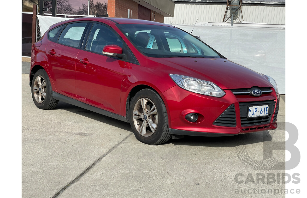 3/2013 Ford Focus Trend LW MK2 5d Hatchback Red 2.0L