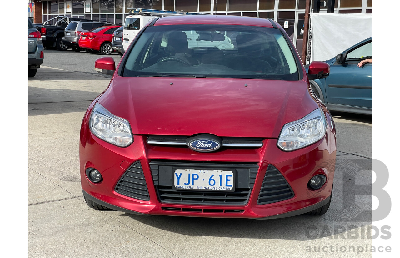 3/2013 Ford Focus Trend LW MK2 5d Hatchback Red 2.0L